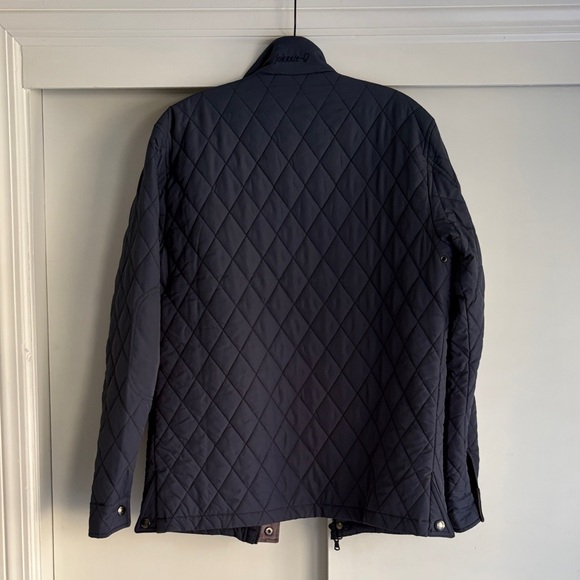 johnnie-O Quilted Dark Blue Puffer Jacket - Picture 9 of 9